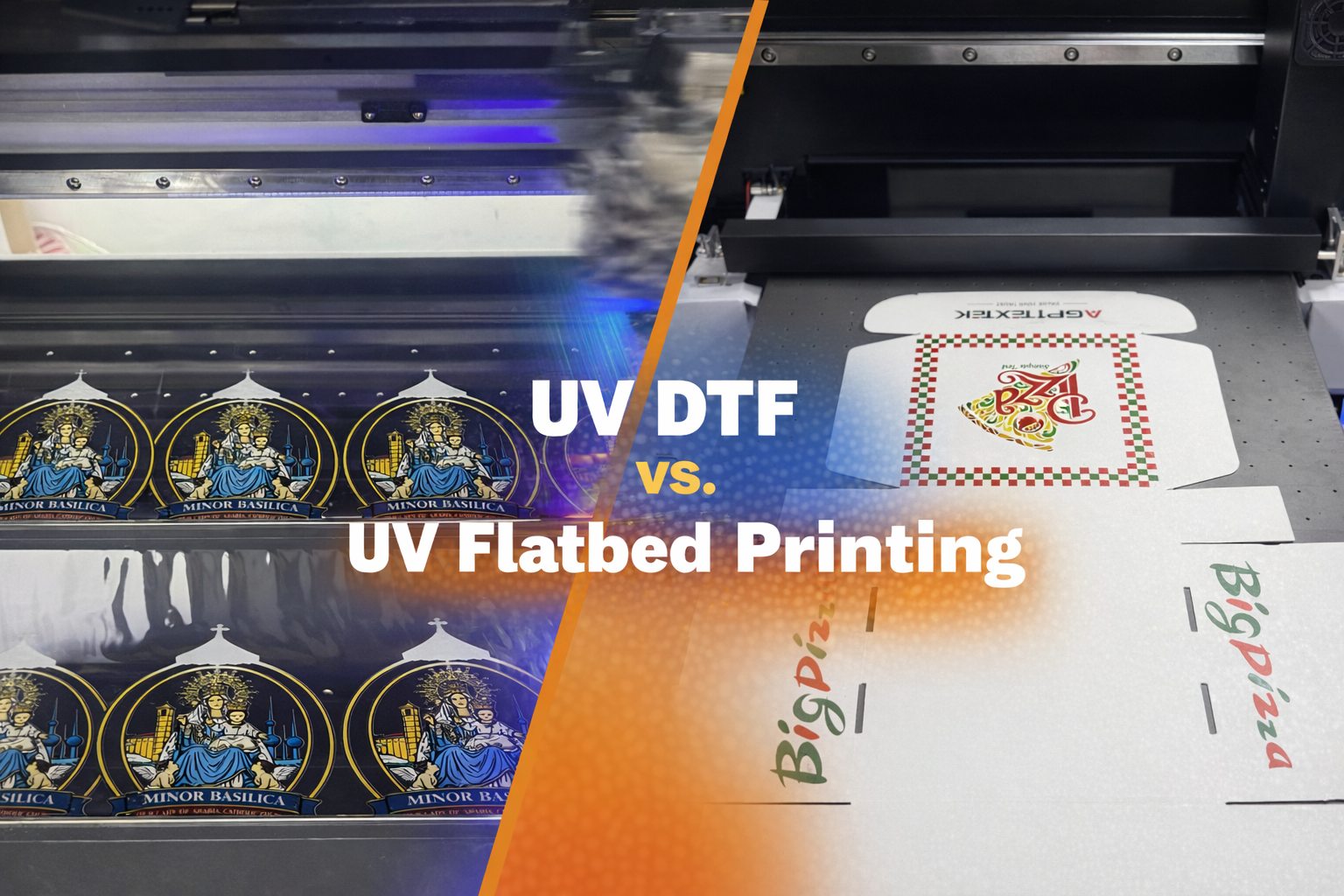 UV DTF vs. UV Flatbed Printing: The Ultimate Guide for Business Owners